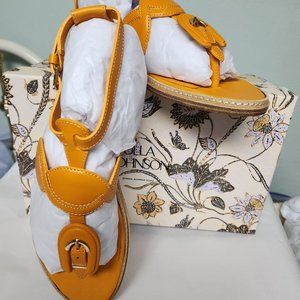 Ulla Johnson Arabella Sandals Marigold Sz 37.5 or 38 New in Box